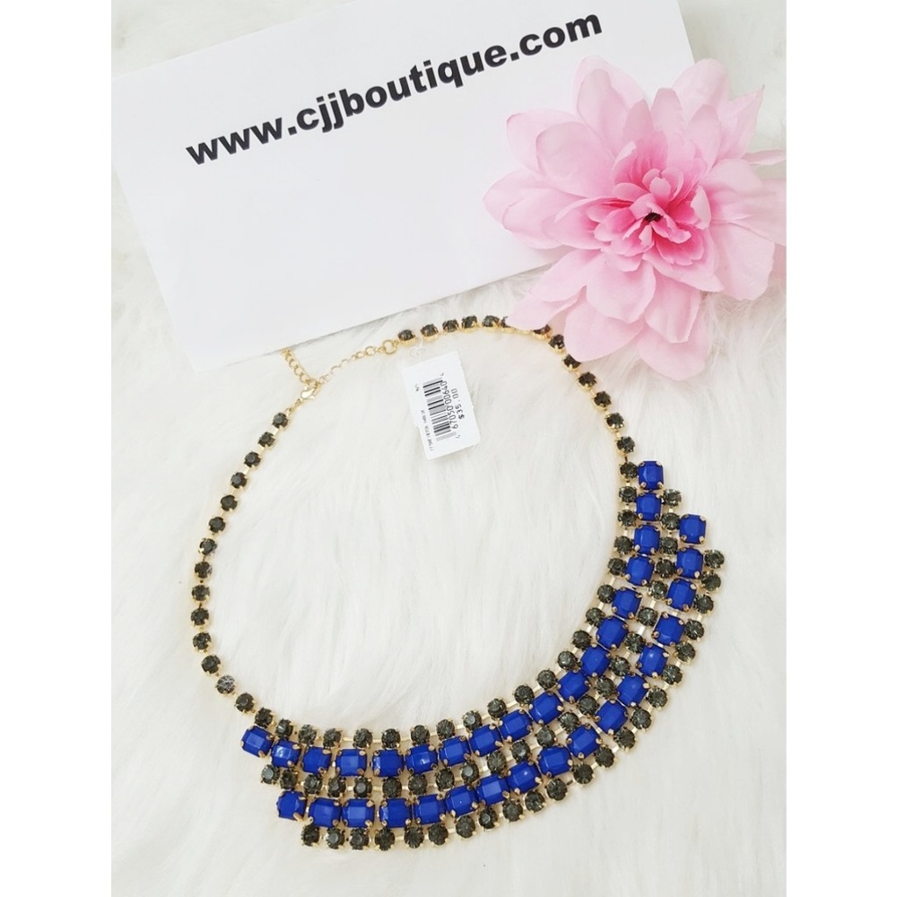 GOLD FASHION PARTY NECKLACE FROM David Bridal